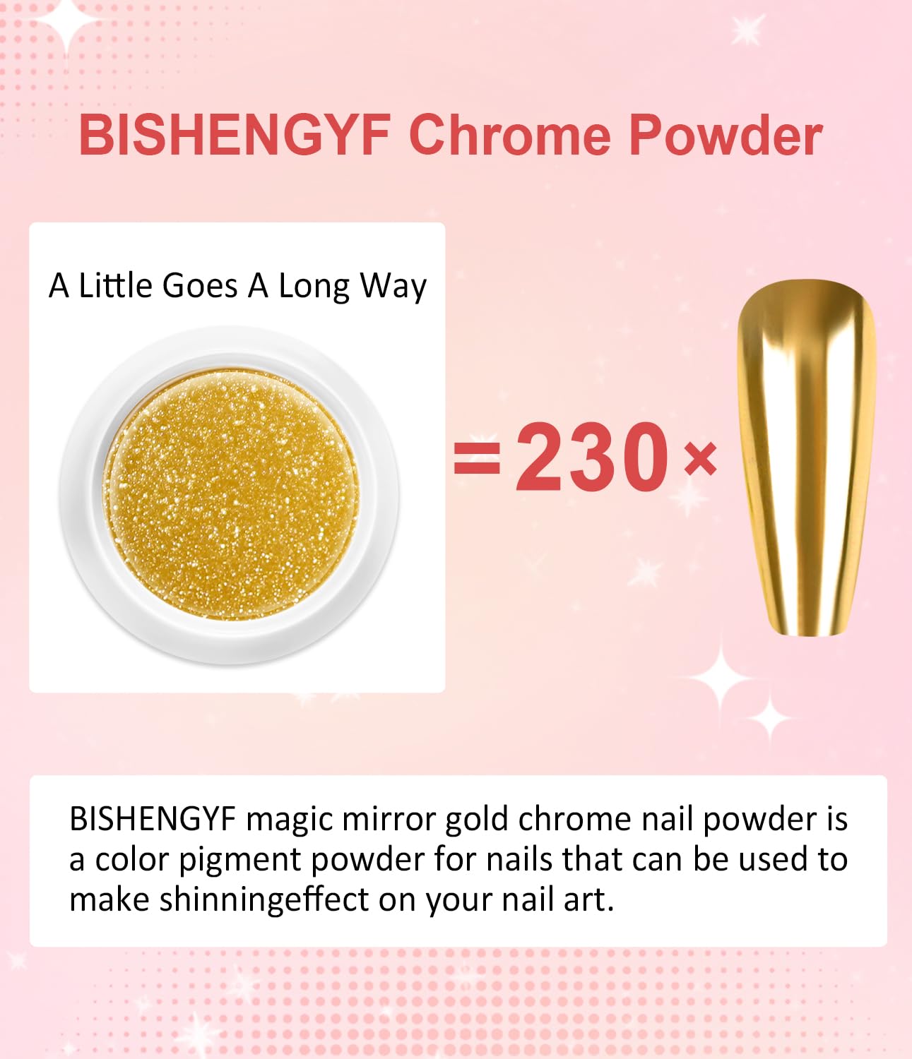 Gold Chrome Nail Powder BISHENGYF -【Magic Mirror Effect】 Pearl Chrome Nail Powder White Clear Aurora Mermaid Iridescent Nail Chrome Powder Pigment Glitter Dust for Manicure Decoation DIY-Velvo Beauty