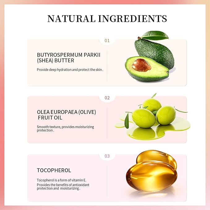 Erinde Lip Butter Balm, Moisture Hydration Lip Butter Gloss, Sheer Tinted Lip Mask and Lip Balm, Soothing Lip Treatment Care Makeup, Shine Lip Glow Oil for Dry, Chapped Lips, 04 Poppy-Velvo Beauty