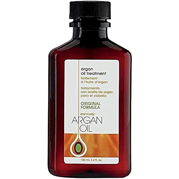 One 'n Only Argan Oil Hair Treatment - Hair Oil Smoothes and Strengthens Dry Damaged Hair, Eliminates Frizz, Creates Brilliant Shines, Non-Greasy Formula, 3.4 Fl. Oz-Velvo Beauty