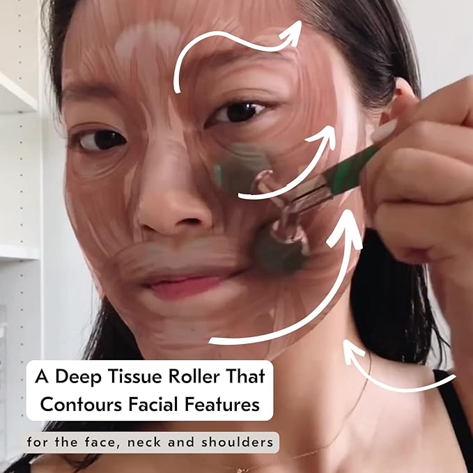 Mount Lai Jade Tension Melting Facial Massager for Face & Neck – Face Roller to Relieve Tension, Soothe Stress, Improve Circulation & Revitalize Skin for Radiant Care-Velvo Beauty