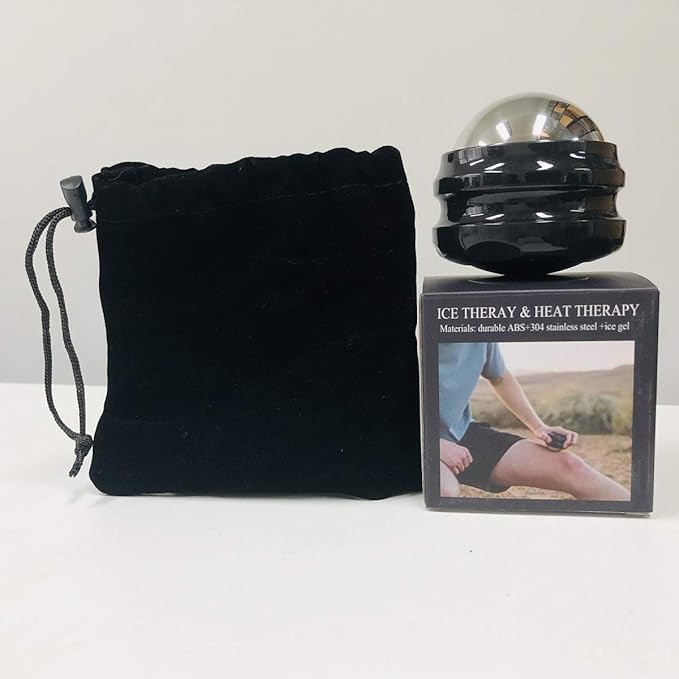 Cold Massage Roller Ball - Gifts for Men Women Teens Boys，Stays Cold for 6 Hours, Home Office Travel Essentials,Sports Fitness Relaxations Gift,Rapidly Relieve Muscle Pain and Tension-Velvo Beauty