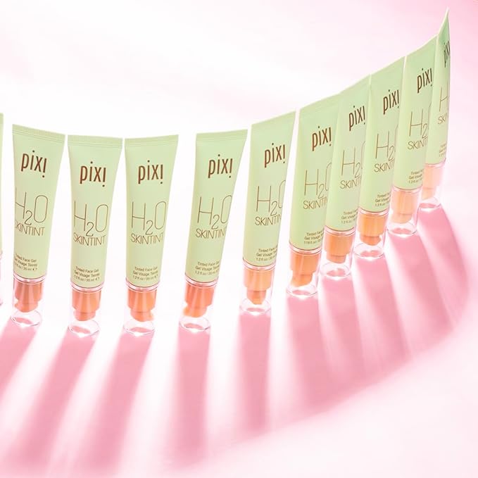 Pixi Beauty H2O SkinTint Tinted Face Gel, 1.2 fl oz / 35 ml, Porcelain-Velvo Beauty