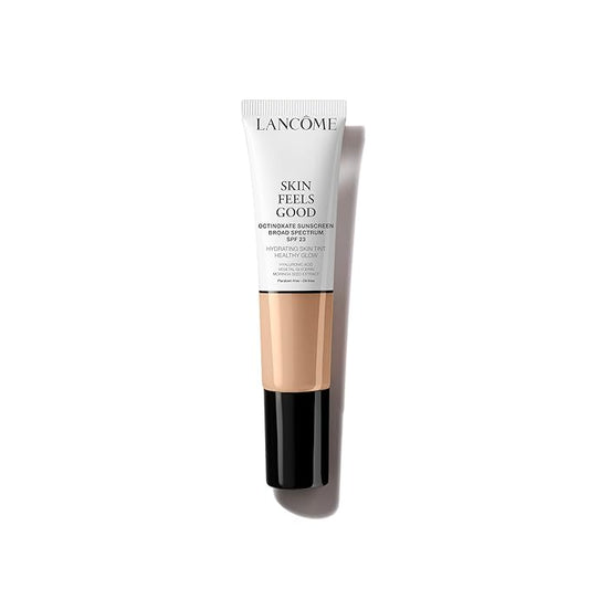 Lancôme Skin Feels Good Hydrating Tinted Moisturizer with SPF 23 - Oil-Free & Lightweight Foundation - Sheer Coverage with Healthy Glow Finish - 035W Fresh Almond-Velvo Beauty