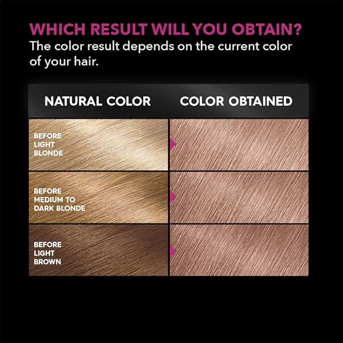 Garnier Hair Color Olia Ammonia-Free Brilliant Color Oil-Rich Permanent Hair Dye, 8.22 Medium Rose Gold, 2 Count (Packaging May Vary) (Pack of 2)-Velvo Beauty