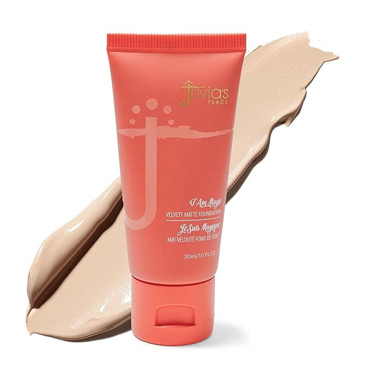 Juvia's Place I Am Magic Velvety Matte Liquid Foundation 710 - Maricao - Very Light w/Neutral Undertone, Makeup Foundation Full Coverage, Lightweight, Long Wear, Velvety Matte Finish-Velvo Beauty