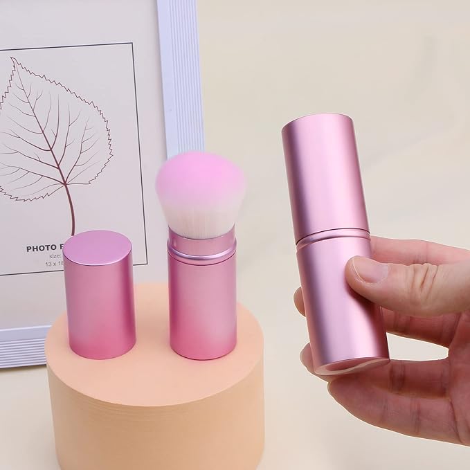 UNIMEIX Makeup Brush Sunscreen Applicator Retractable Kabuki Blush Brush Foundation Brush for Liquid Makeup, Bronzer, Cream or Powder-Velvo Beauty