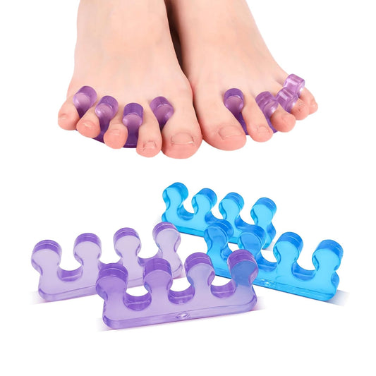 SUNFATT Toe Separators for Pedicure,Toe Separators for Women,Pedicure Toe Spacers for Separating Toenails or Nails,Easy Finger and Toenail Polish Grooming,Soft Gel Toe Spacers Pedicure Kit.-Velvo Beauty