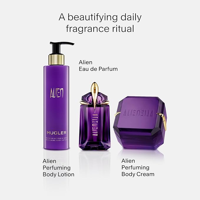 Mugler Alien Body Lotion - Floral & Woody - Womens Scented Lotion - With Jasmine, Wood, and Amber - 6.7 Fl Oz-Velvo Beauty