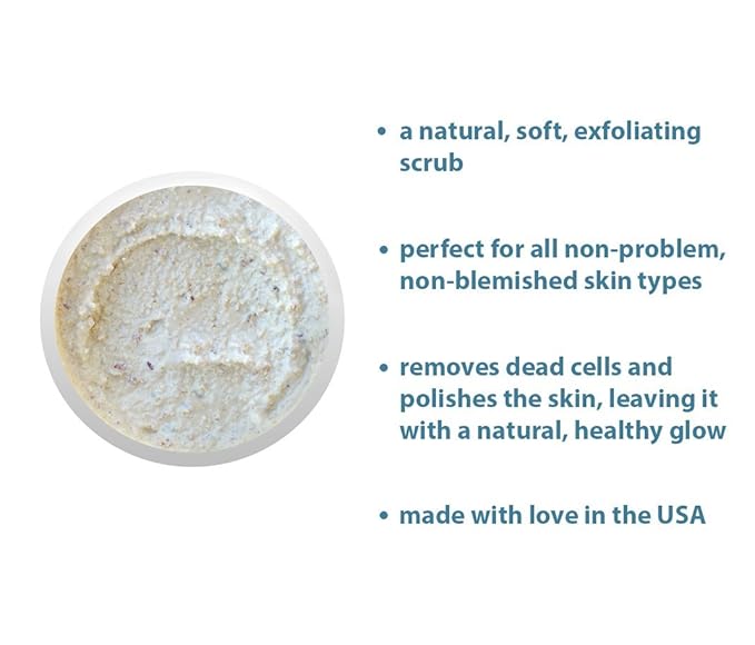 RAYA Almond Honey Facial Scrub (106) | Natural Exfoliating Facial Scrub for Non-Blemished Skin | Polishes, Softens, and Creates a Glowing Complexion-Velvo Beauty
