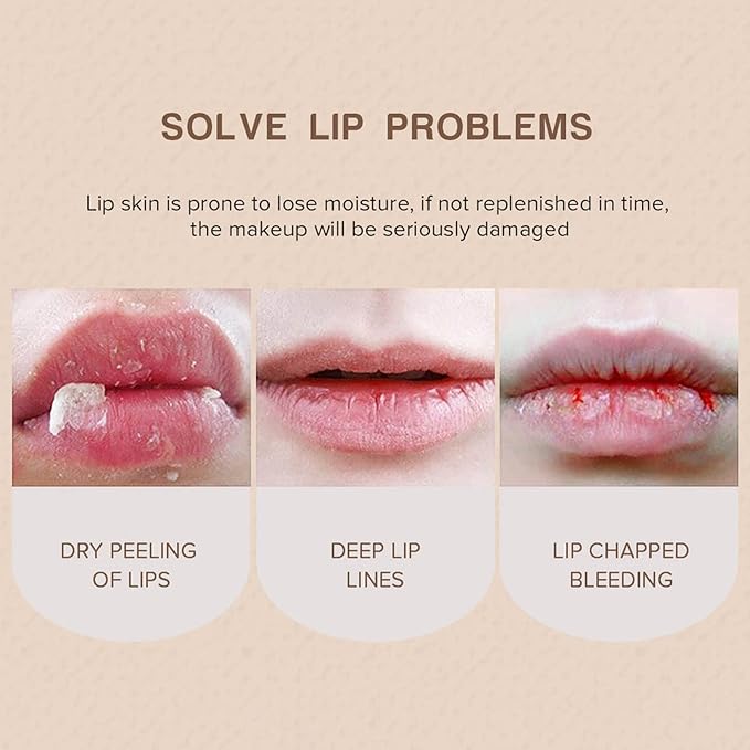 Hydrating Oil, 2pcs Roll On Hydrating Lip Gloss, 5ml Moisturizing Lip Balm Cocoa Bean Milk Lip Oil Hydrating Nourishing Day Night Repair-Velvo Beauty