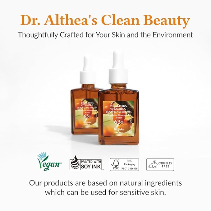 Dr.Althea Vitamin C Boosting Serum | Daily Facial Serum with TRANEXAMIC ACID for All Skin Types | Helps Remove Dark Spots & Uneven Skin Tone | Korean Vegan Skin Care (Vitamin C Boosting RENEWED)-Velvo Beauty