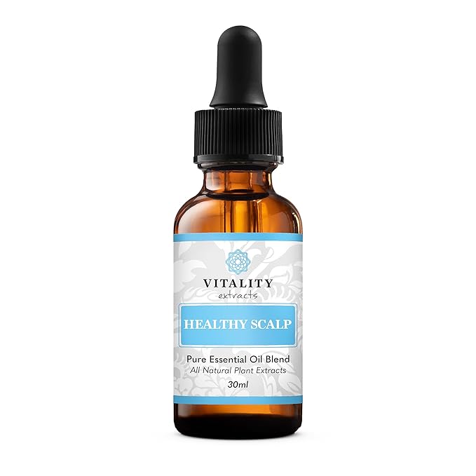 Vitality Extracts Healthy Scalp Essential Oil Blend - 30ml, Cleanse, Hair Growth, Amla Oil, Ayurvedic, Hair Repair, Strengthening, Rejuvenate, Luster & Shine-Velvo Beauty