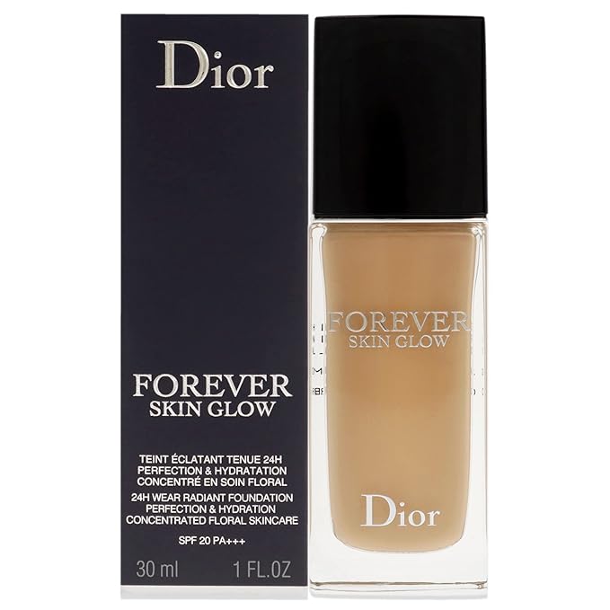 Christian Dior Dior Forever Skin Glow Foundation SPF 20-3N Neutral Glow Foundation Women 1 oz-Velvo Beauty