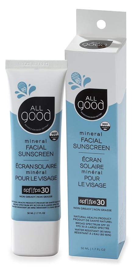 All Good SPF 15 Lip Balm & Facial Sunscreen Bundle - Calendula, Olive Oil, Beeswax, Vitamin E - Includes (1) SPF 15 Lip Balm 3-Pack, and (1) SPF 30 Facial Sunscreen-Velvo Beauty