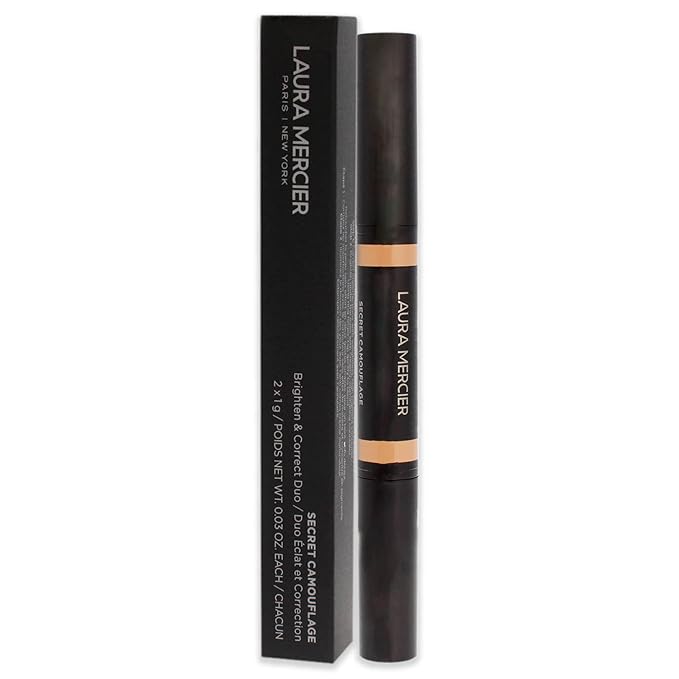 Laura Mercier Secret Camouflage Concealer Duo Stick - 2W Light with Warm Undertones Women 2 x 0.3 oz-Velvo Beauty