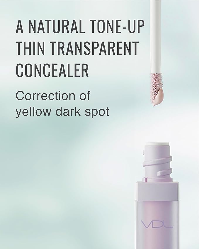 VDL Expert Color Under-Eye Primer (Purple, 0.19 oz) - Color-Correcting Concealer for Dark Circles, Uneven Skin Tone. Hydrating, Smooth. Korean Makeup.-Velvo Beauty