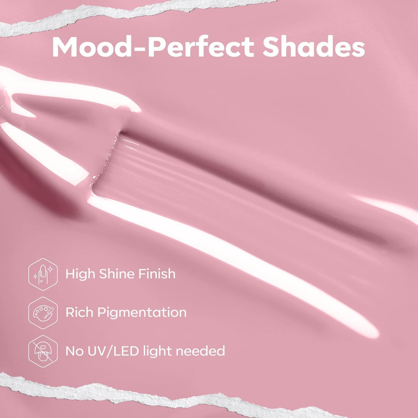 modelones Natural Pink Nail Polish, 15 ml Baby Pink Quick Dry Nail Lacquer Strengthener Long Last Shine Fingernail Toe Nail Art DIY Home Travel Manicure Gift for Women Girls 0.5 Fl Oz-Velvo Beauty