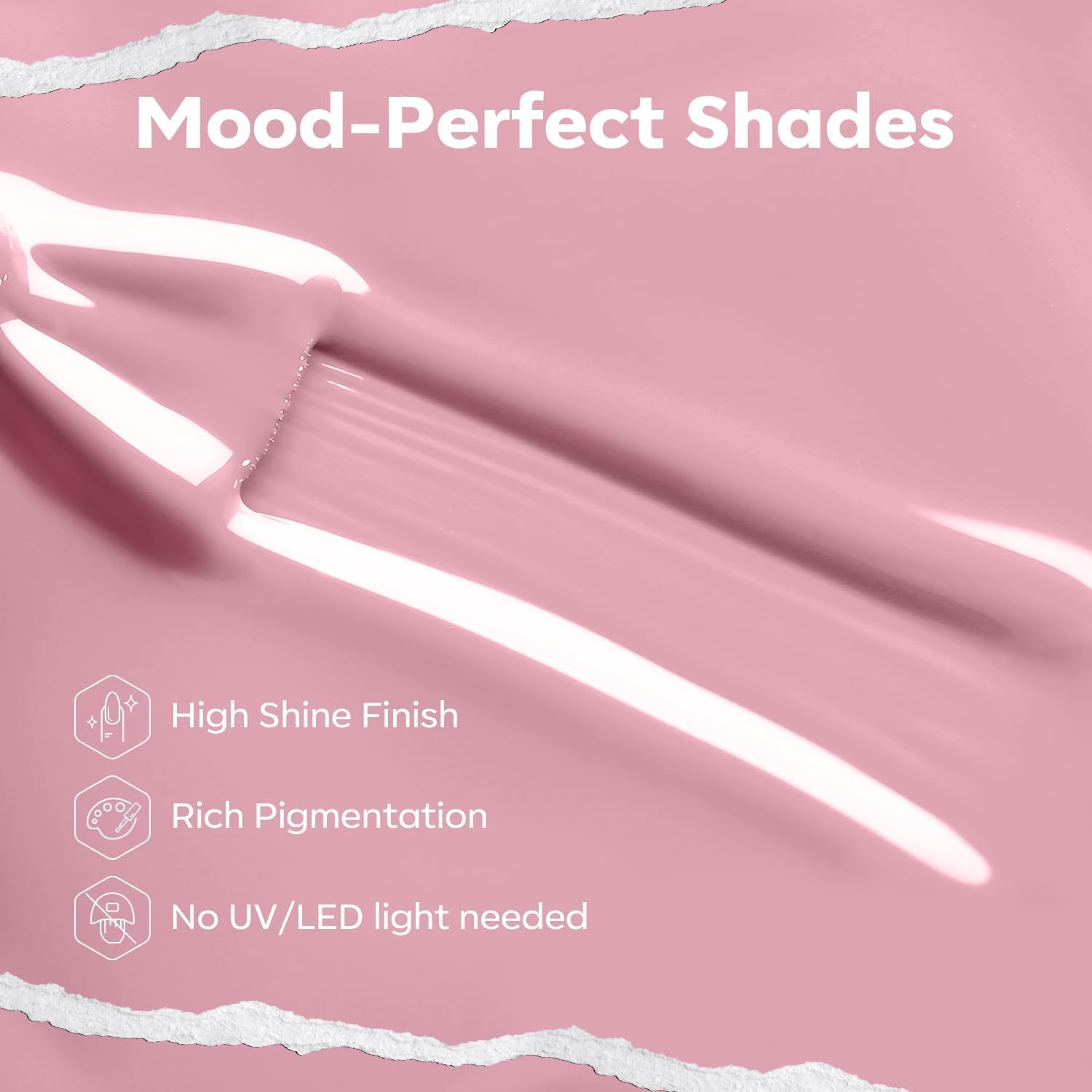 modelones Natural Pink Nail Polish, 15 ml Baby Pink Quick Dry Nail Lacquer Strengthener Long Last Shine Fingernail Toe Nail Art DIY Home Travel Manicure Gift for Women Girls 0.5 Fl Oz-Velvo Beauty