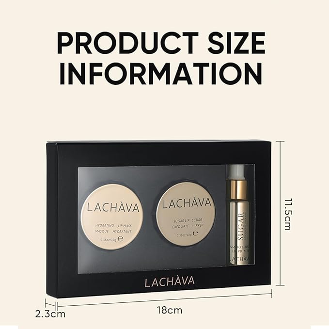 3Pcs Lip Care Set, Exfoliator Lip Sugar Scrub, Lip Mask and Plumping Lip Oil, Effectively Moisturizes Lip Clear, Repairs Dry Lips-Velvo Beauty