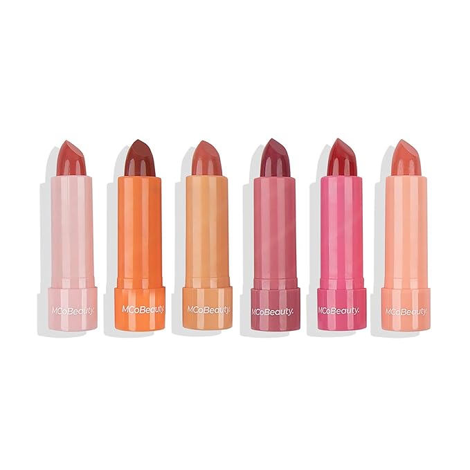 MCoBeauty Big Beauty Love Tinted Lip Balms Pack - Delicious Collection Of Scented Lip Balms - Provides Long-Lasting Moisture And A Soft Scent - Enriched With Natural Oils And Waxes - 6 Pc-Velvo Beauty