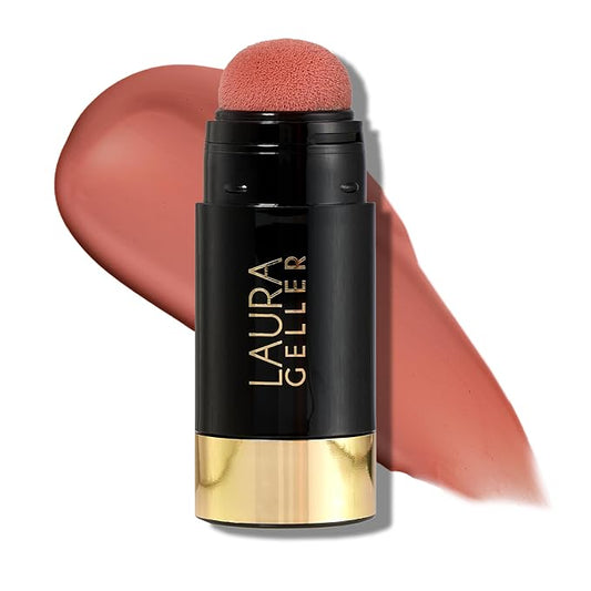 LAURA GELLER NEW YORK Serum Blush Tint, Lightweight Liquid Blush for Cheeks, Weightless Watercolor Sheer Finish, Refreshing Rose-Velvo Beauty