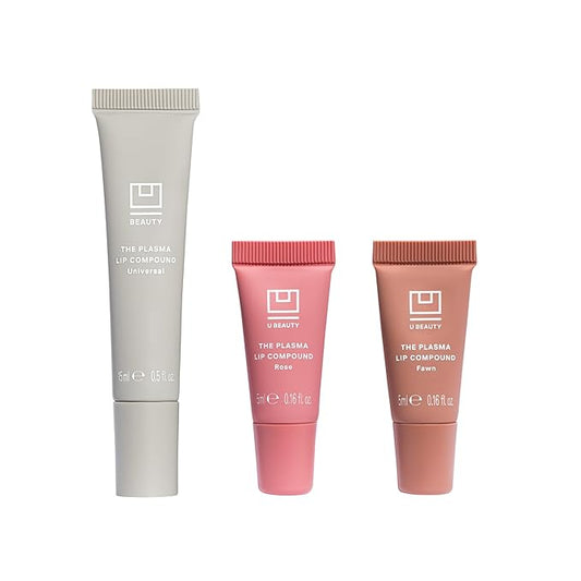 U Beauty The PLASMA Tinted Lip Compound - Anti-Aging & Anti-Wrinkle Lip Gloss, Hyaluronic Acid, Shea Butter & Peptides for Hydration & Plumping,Set - 15 mL-Velvo Beauty