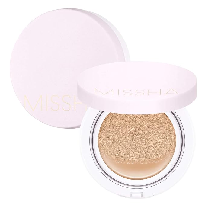 MISSHA Magic Cushion Foundation No.23 Natural Beige for light with neutral skin tone - Flawless Coverage, Dewy Finish, Easy Application for All Skin Types-Velvo Beauty