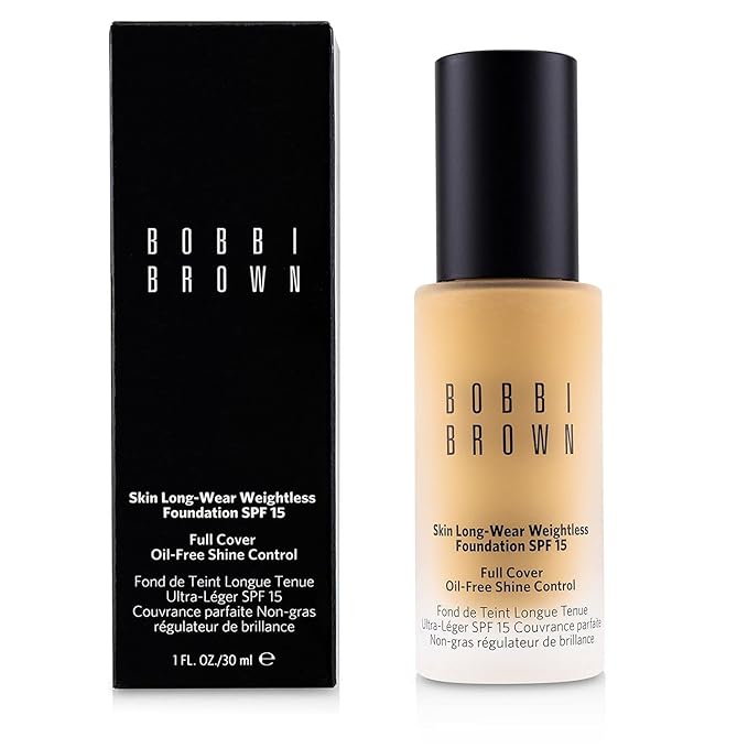 Bobbi Brown Skin Long-Wear Weightless Foundation Broad Spectrum SPF 15 - Natural Tan (4.25) - 1 fl oz/30 ml-Velvo Beauty