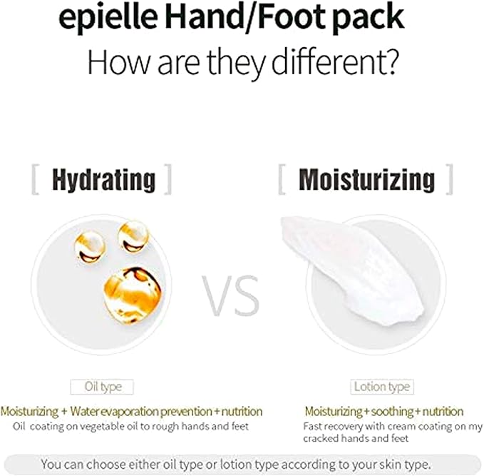 Epielle Hydrating & Moisturizing Hand & Foot Masks 12 Pairs, Relieve and Soften Dry Hands & Cracked Heels with Shea Butter & Sunflower Seed Oil, Korean Skin Care, Spa Set, Self Care Gifts for Women-Velvo Beauty