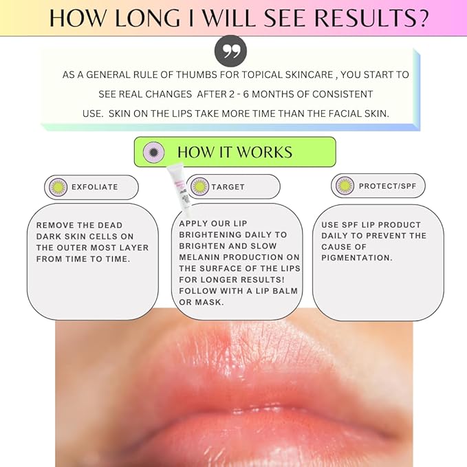 Potent brightening Lip Balm for dark lips & smokers lips, kojic acid, alpha arbutin, niacinamide, licorice, vitamin A, Carefully formulated for lips.-Velvo Beauty