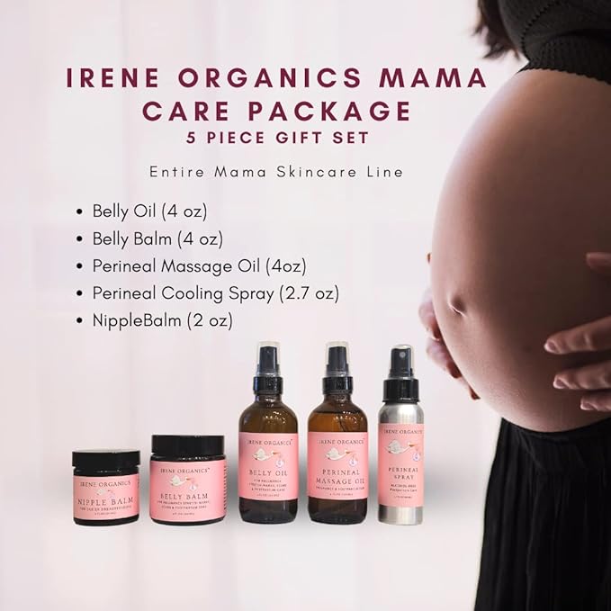 Belly Bundle - Organic Belly Balm and Natural Oil for Pregnancy Stretch Marks and Scars (5 piece set - SM)-Velvo Beauty