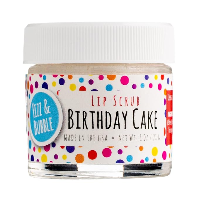 Premium Lip Scrub for Exfoliating, Moisturizing, and Repairing your Lips (Birthday Cake)-Velvo Beauty
