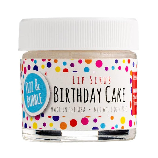 Premium Lip Scrub for Exfoliating, Moisturizing, and Repairing your Lips (Birthday Cake)-Velvo Beauty
