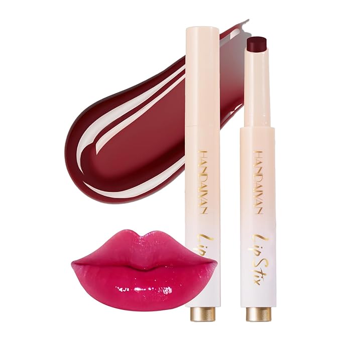 Lip Balm Click Slick, Honey Melting Lip Glow Oil, Moisturizing and Long-lasting Lip Plumper, Non Sticky Lipstick with Coconut Oil (07 Raspberry)-Velvo Beauty