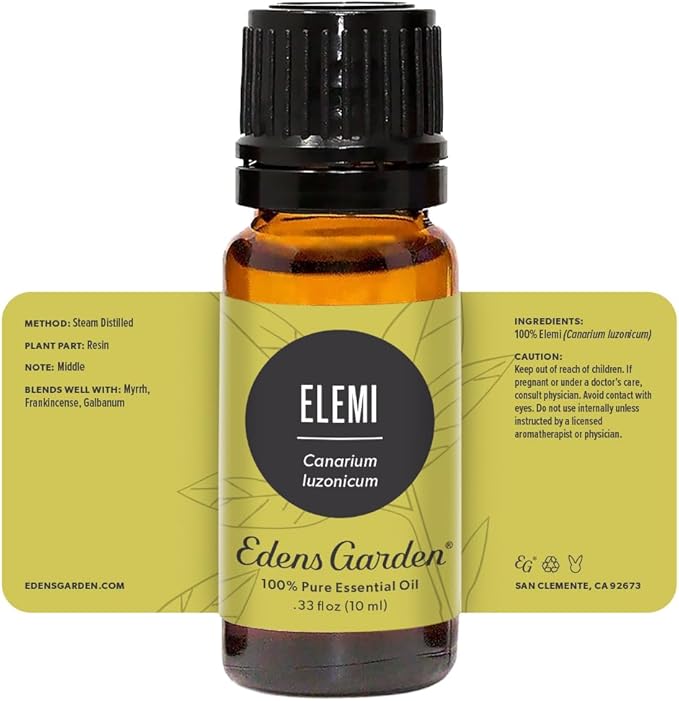 Edens Garden Elemi Essential Oil- 100% Pure Premium Grade, Undiluted, Natural, Therapeutic, Aromatherapy, The Best for Diffuser, Skin, Face, Hair 10 ml (.33 fl oz)-Velvo Beauty