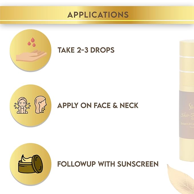 Shira Shir Radiance Corrective RX Instant-Lift Collagen Light-Weight Eye Serum Reduces Dark Circles Dullness Fine Lines and Wrinkles (30ml)-Velvo Beauty