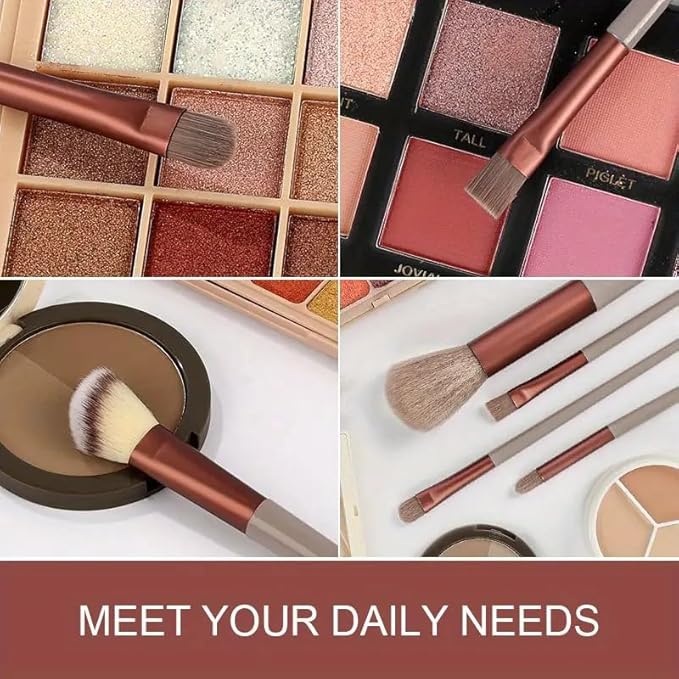 Foundation Makeup Brush Set Kit | 13 Pcs Premium Synthetic Kabuki Eye Shadows Make Up Brushes + 1 Sponge + 1 Brush Bag for Travel and Home Use (GREEN)-Velvo Beauty