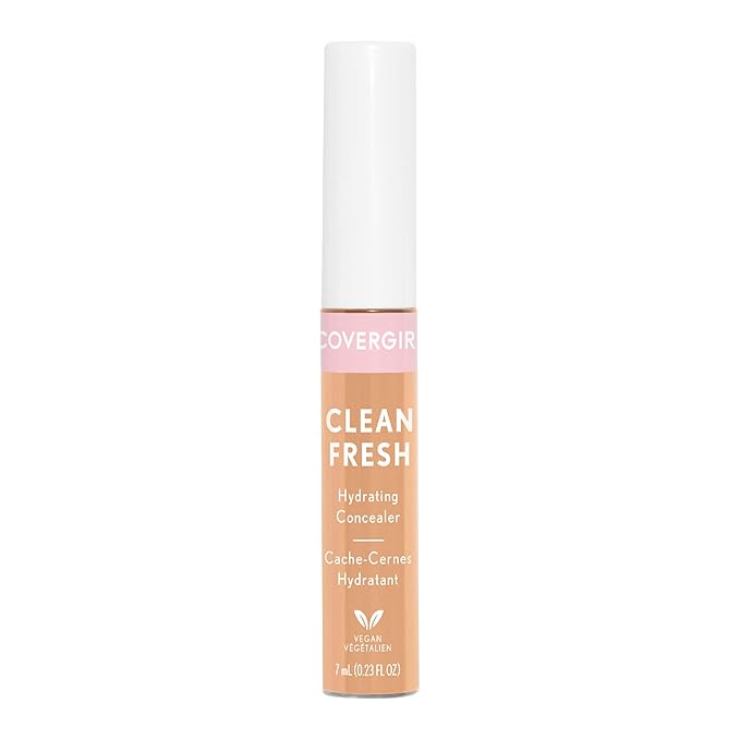 COVERGIRL Clean Fresh Hydrating Concealer, Light, 0.23 Fl Oz-Velvo Beauty
