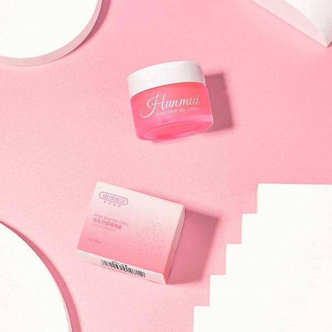 Hunmui Face Primer Pore Base Gel Cream Cover Pores Water Embellish Skin Silky Finish Primer Remove Excess Oils Isolating Pore Light Weight Primer Natural Make Up To Flawless Face Firming Moisturizers-Velvo Beauty