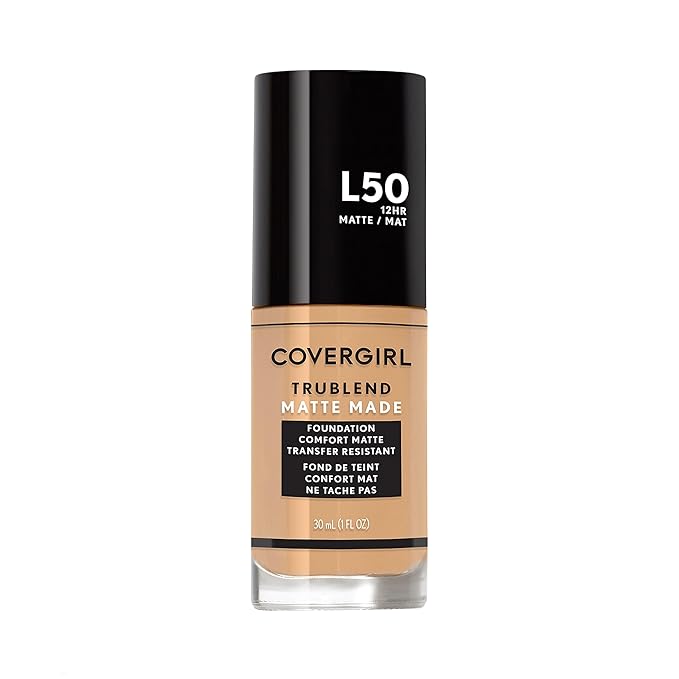 COVERGIRL TruBlend Matte Made Liquid Foundation, Fair Beige-Velvo Beauty
