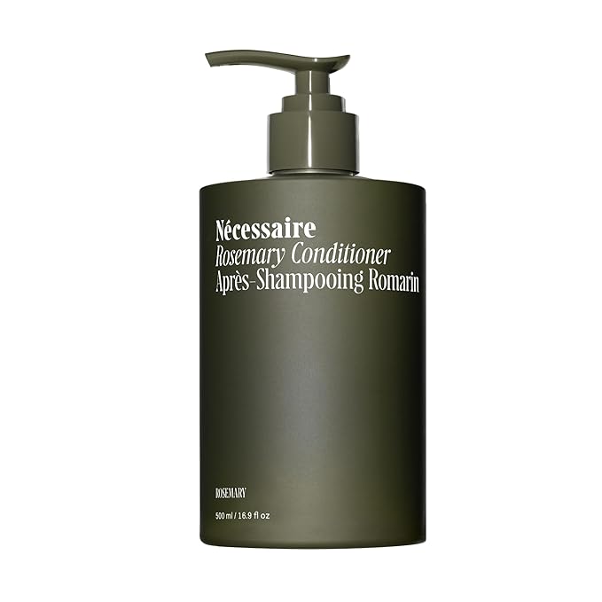 Nécessaire Rosemary Conditioner With Pump | Multi-Protien Strengthening Conditioner For Thinning Hair. For Women + Men. Good For All Hair Types/Textures. Color-Safe. 500 ml / 16.9 oz-Velvo Beauty