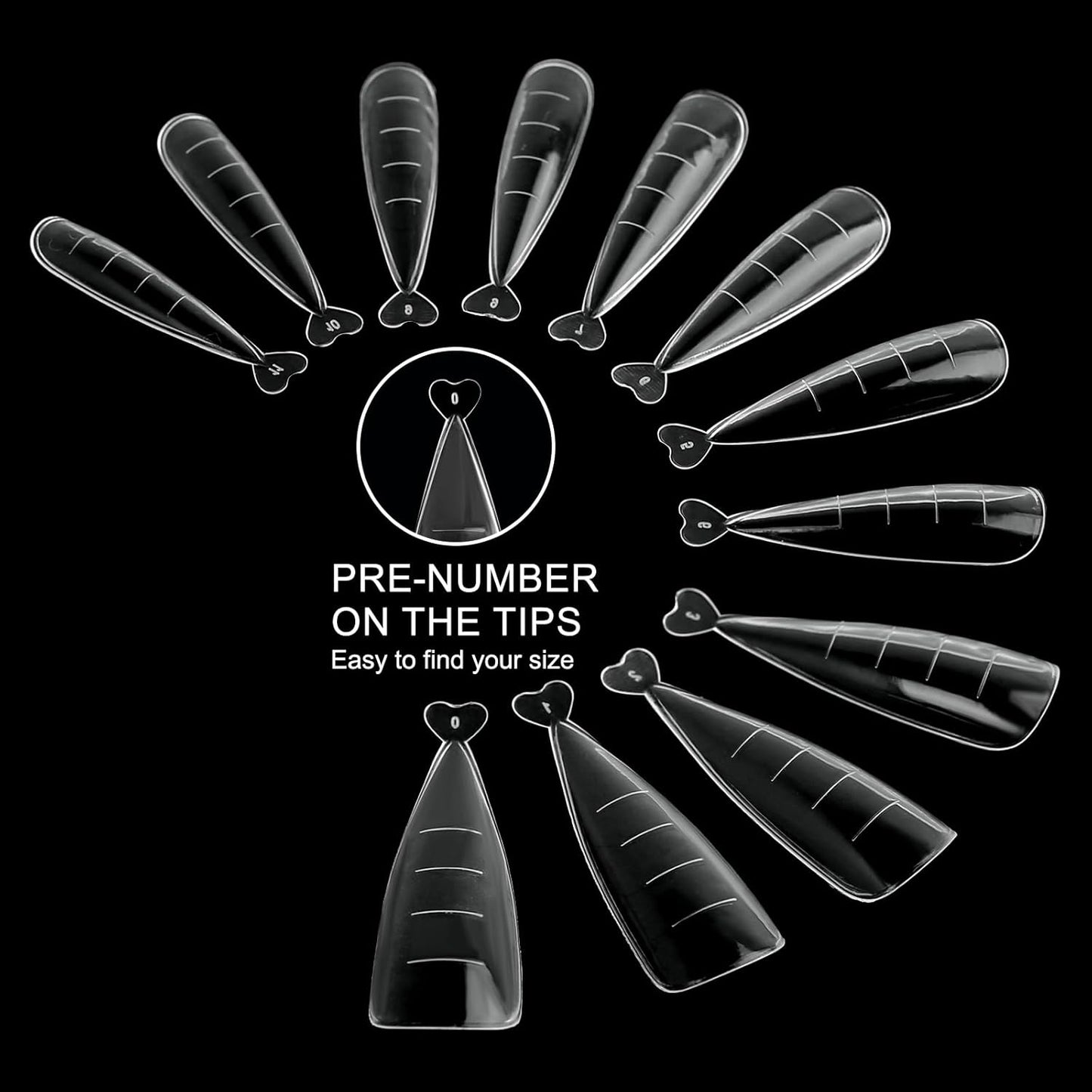 120Pcs Dual Nail Forms,Flat Stiletto Extension Poly Nail Gel Nail Forms Full Cover Reusable Nail Molds 12 Sizes for Solid Nail Gel Glue Nail Art Design Salon&DIY-Velvo Beauty