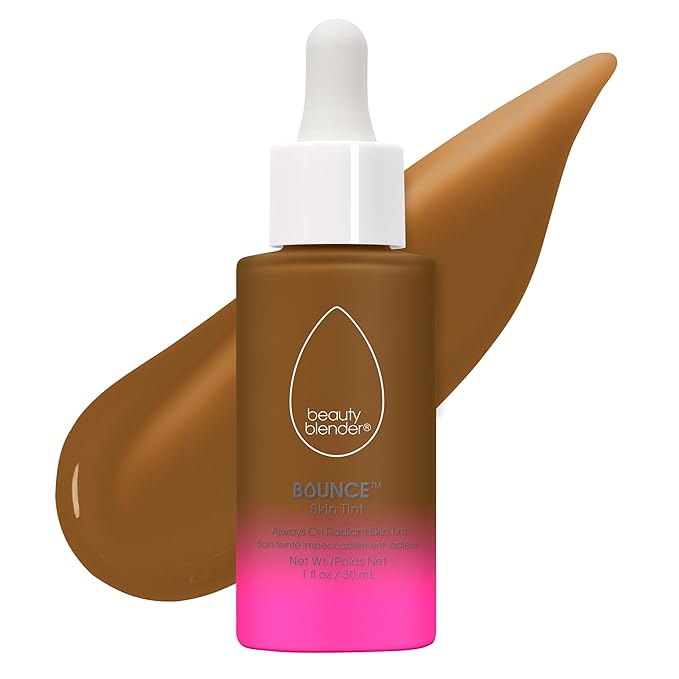 Beautyblender 12-Hour Always on Radiant Skin Tint, Breathable Serum Foundation Stays Put for All Day Long Wear, Infused with Hyaluronic Acid & Niacinamide, Deep 3-Velvo Beauty