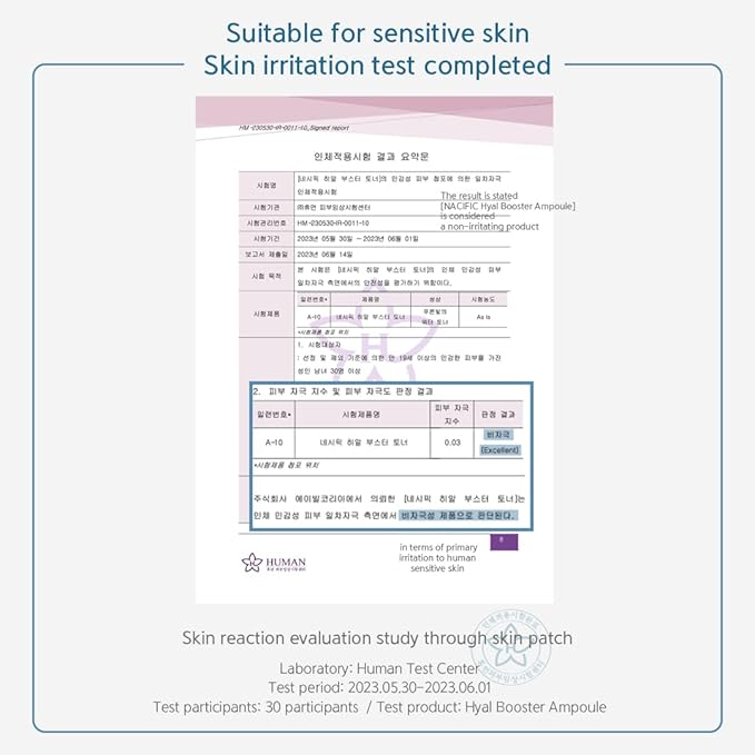 NACIFIC Hyal Booster Hydrating Set Toner 150ml 5.07fl.oz, Ampoule 50ml 1.69fl.oz, Cream 50ml 1.69fl.oz Hyaluronic Acid hydration and calming, ph5.5, Sensitive Skin-Velvo Beauty