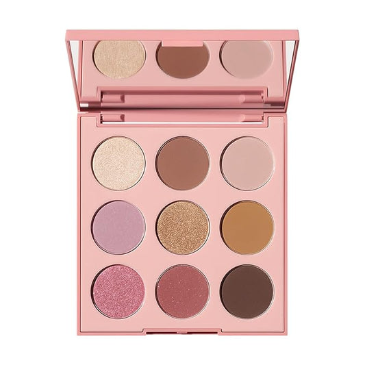 Morphe 9G Sunrise Glow Artistry Palette - Warm & Rosy Neutral Makeup Palette with Matte & Shimmer Finishes - Highly Pigmented Eye Makeup with a Blendable & Buildable Formula (0.35 oz)-Velvo Beauty