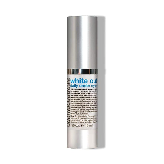 Sircuit Skin WHITE OUT+ Daily Under Eye Care - Hydrating Eye Cream with Granpowder Lumiere DP, Magnolia Extract + Mild Acids - Help Reduce the Appearance of Puffy Eyes + Dark Circles (0.5 oz)-Velvo Beauty