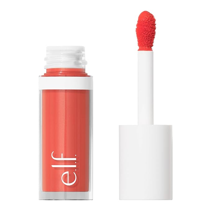e.l.f. Camo Liquid Blush, Long-lasting Liquid Blush For High-pigment Color, Creates A Soft, Dewy Finish, Vegan & Cruelty-free, Coral Crush-Velvo Beauty