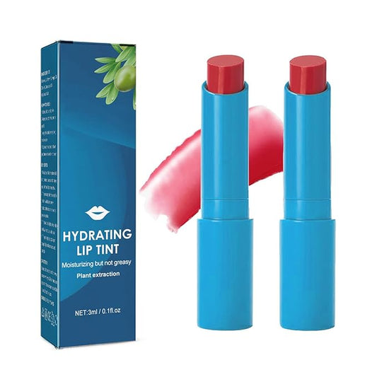 2pcs Thrive Lip Tint Hydrating, Strong Moisturizing Effect Tinted Lip Balm Hydrating, Natural Ingredients Sheer Moisture Lip Tint, Non-Sticky and Long-Lasting Lip Care-Velvo Beauty