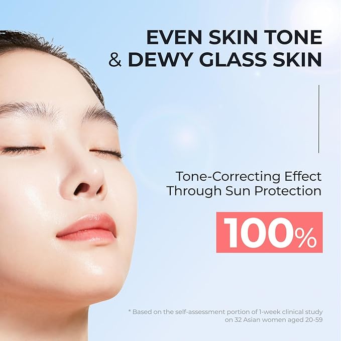 SPF 50 DOMINAS Tinted Sunscreen Moisturizer (1.7fl oz) - Tone Correction, Korean Skin Care, Broad-Spectrum UV Defense Sunblock, Water-in-Oil Formula for Lightweight, Panthenol, Sun Cream-Velvo Beauty