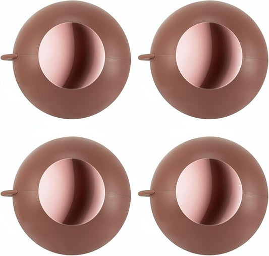 Washable Reusable Gel Lint Roller for Pet Hair, Tecogue Portable Dog Cat Pet Hair Remover for Clothes, Laundries, Sticky Cleaner, Dust Fuzz Fur for Travel Household (Maroon-4pcs)-Velvo Beauty